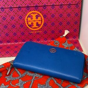 Tory Burch Royal Blue Wallet